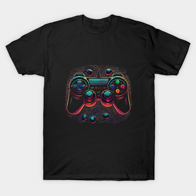 Gamer - Game Controller T-Shirt by Kudostees